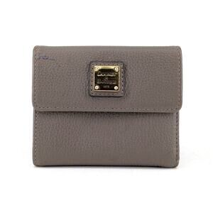 Dooney & Bourke Pebble Grain Leather Flap Trifold Wallet